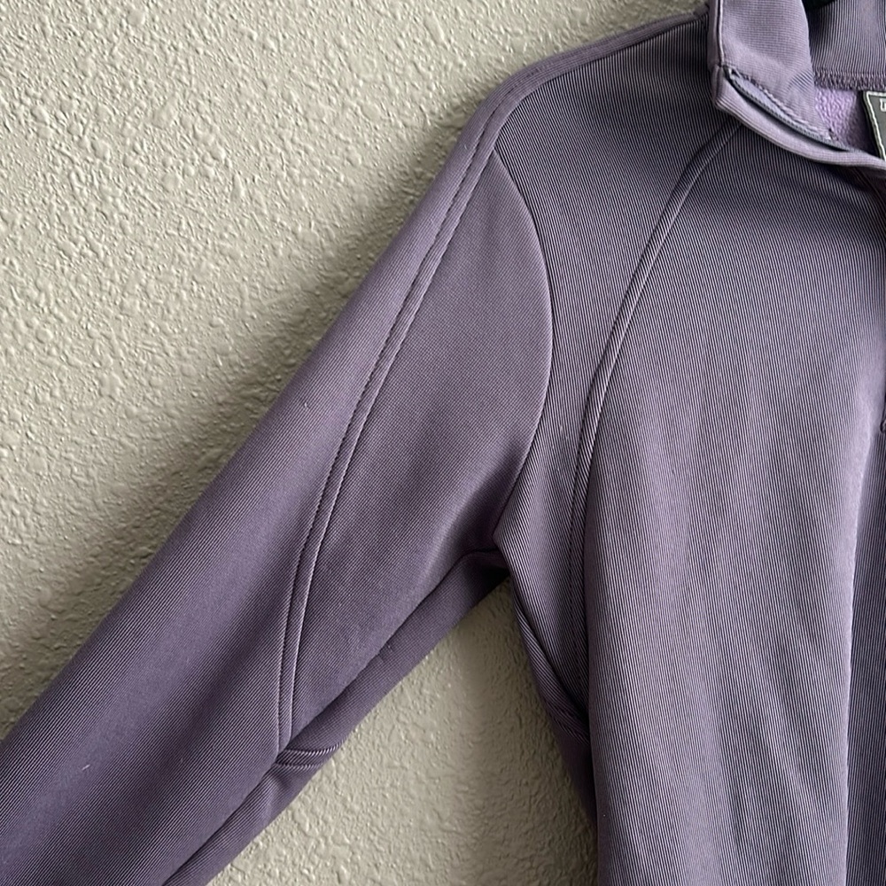Ariat Purple Quarter-Zip Sweatshirt - Picture 6 of 12